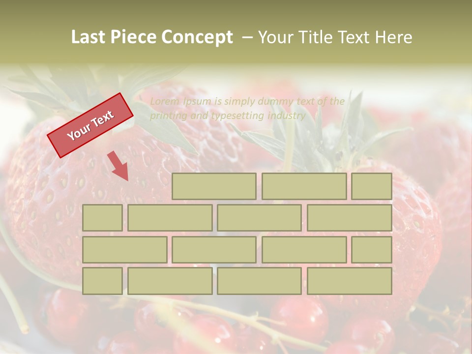 Horizontal Background Red PowerPoint Template