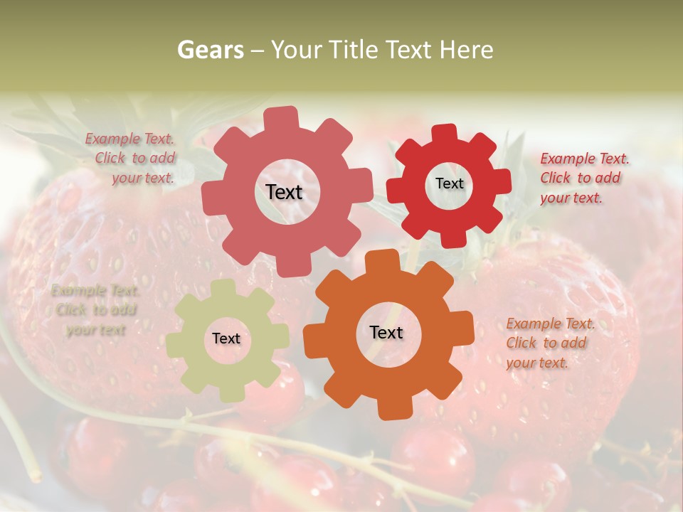 Horizontal Background Red PowerPoint Template