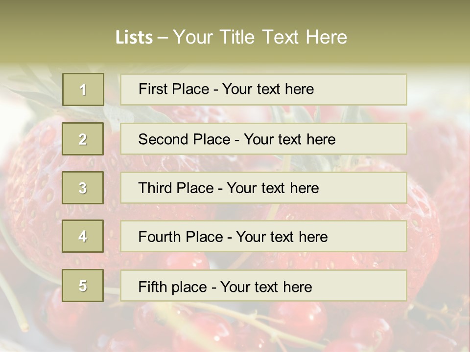 Horizontal Background Red PowerPoint Template