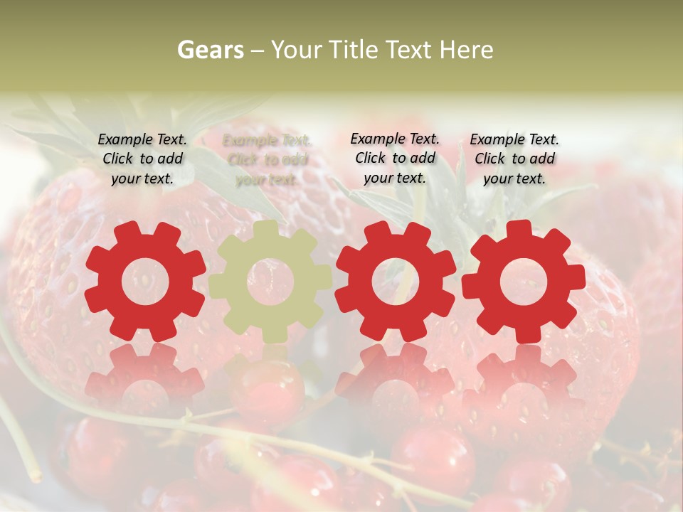 Horizontal Background Red PowerPoint Template