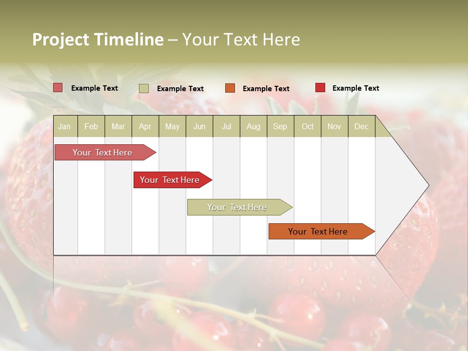 Horizontal Background Red PowerPoint Template