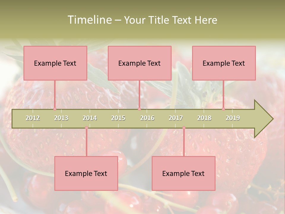 Horizontal Background Red PowerPoint Template