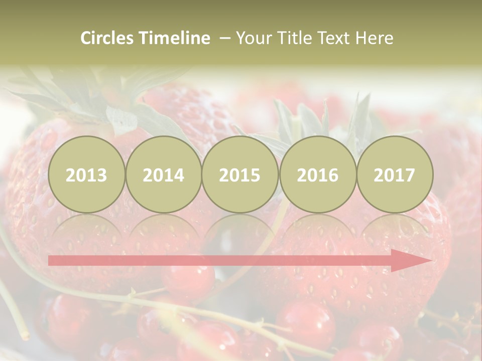 Horizontal Background Red PowerPoint Template