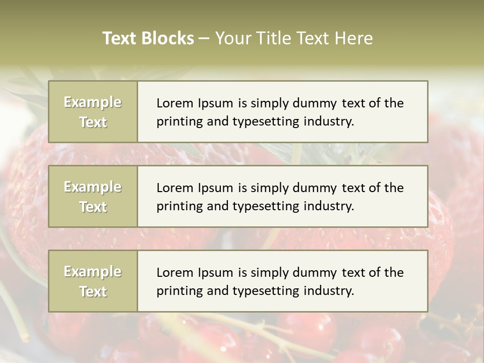 Horizontal Background Red PowerPoint Template