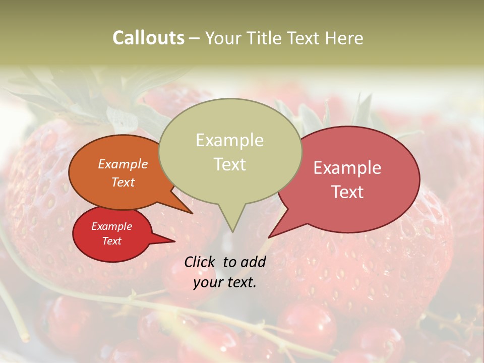 Horizontal Background Red PowerPoint Template