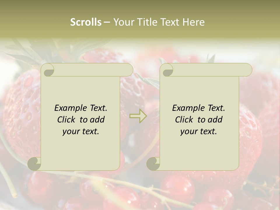 Horizontal Background Red PowerPoint Template