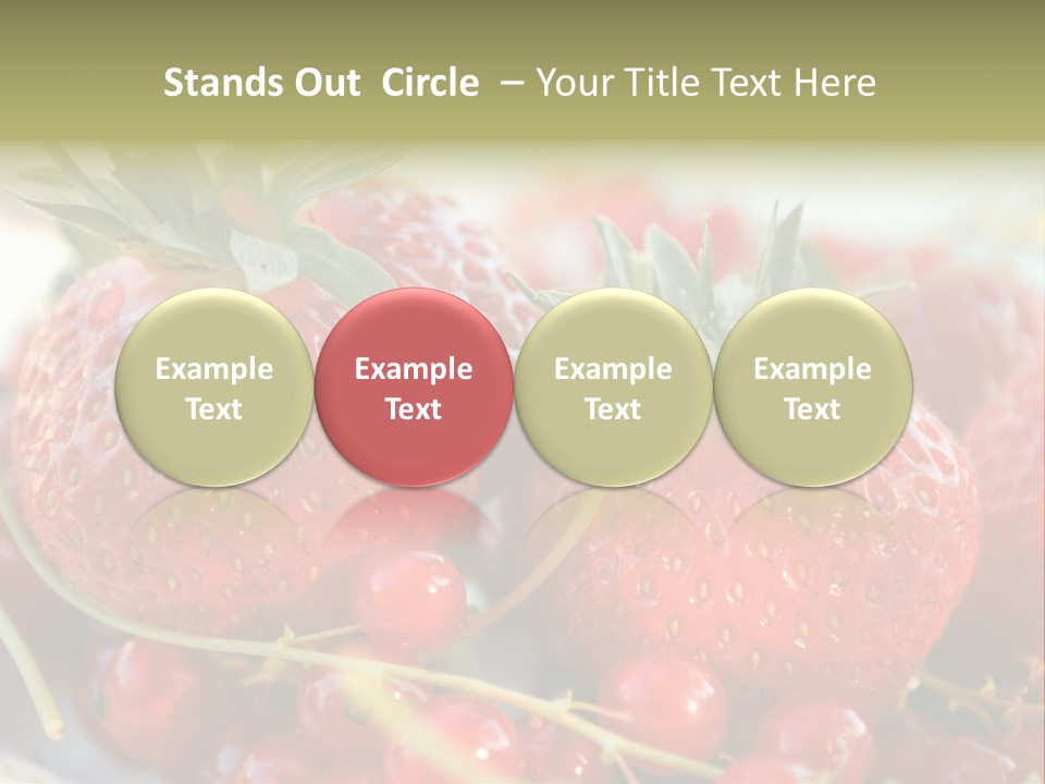 Horizontal Background Red PowerPoint Template