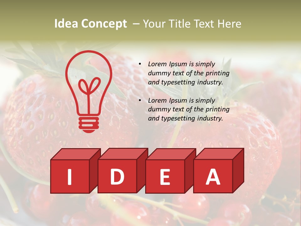 Horizontal Background Red PowerPoint Template