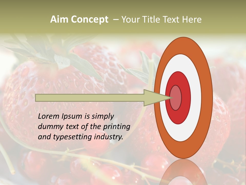 Horizontal Background Red PowerPoint Template