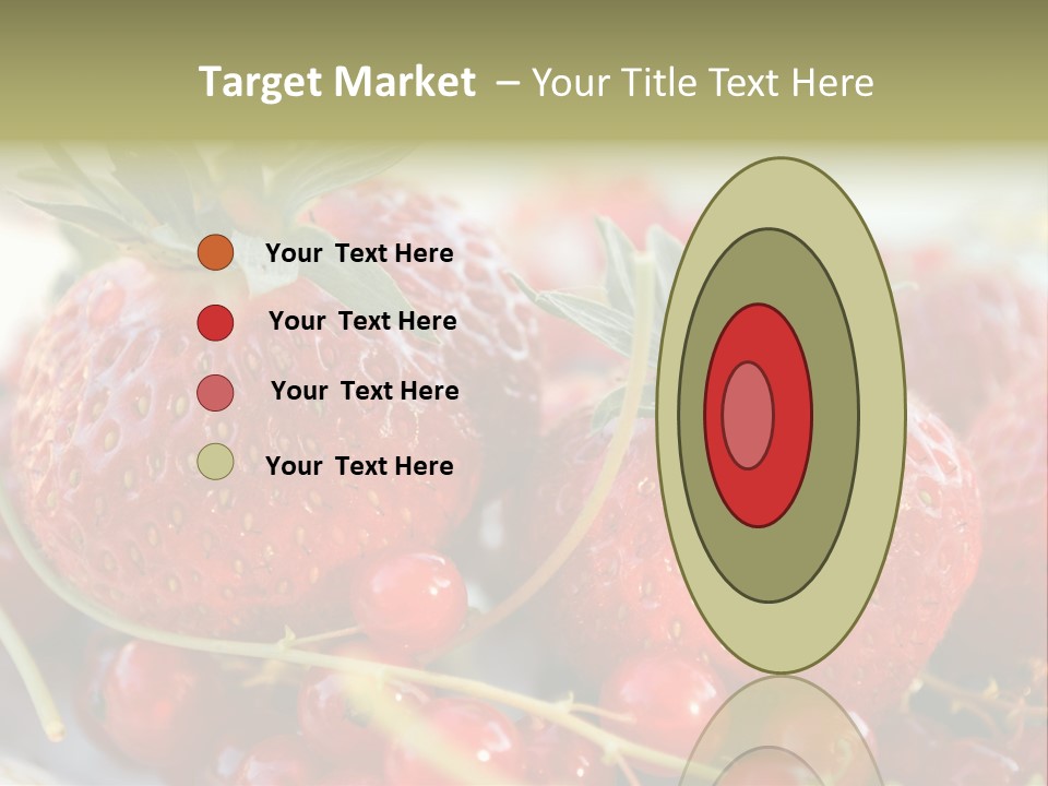 Horizontal Background Red PowerPoint Template