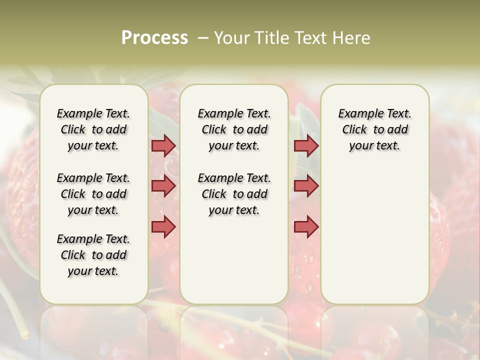 Horizontal Background Red PowerPoint Template