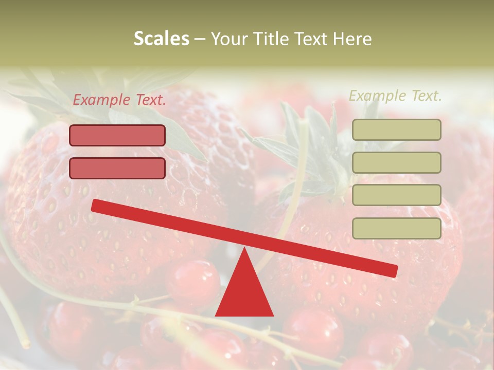 Horizontal Background Red PowerPoint Template