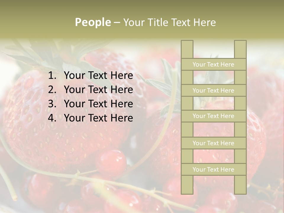 Horizontal Background Red PowerPoint Template