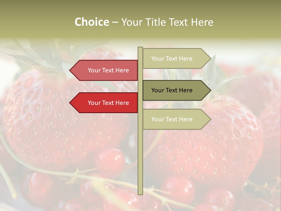 Horizontal Background Red PowerPoint Template