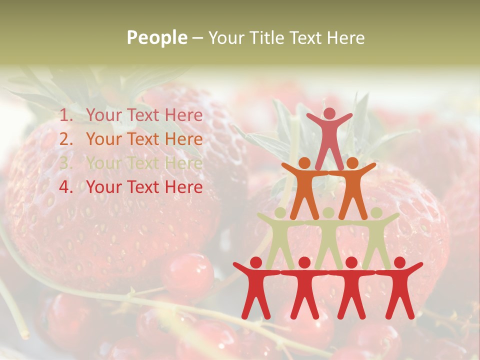 Horizontal Background Red PowerPoint Template