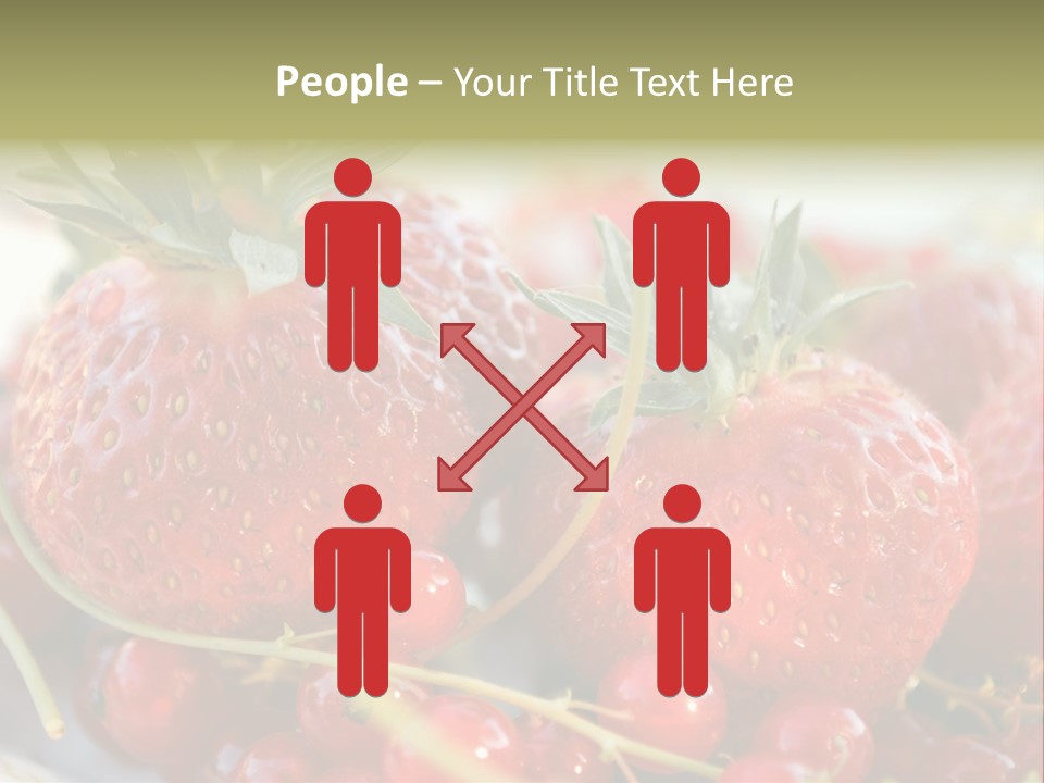 Horizontal Background Red PowerPoint Template