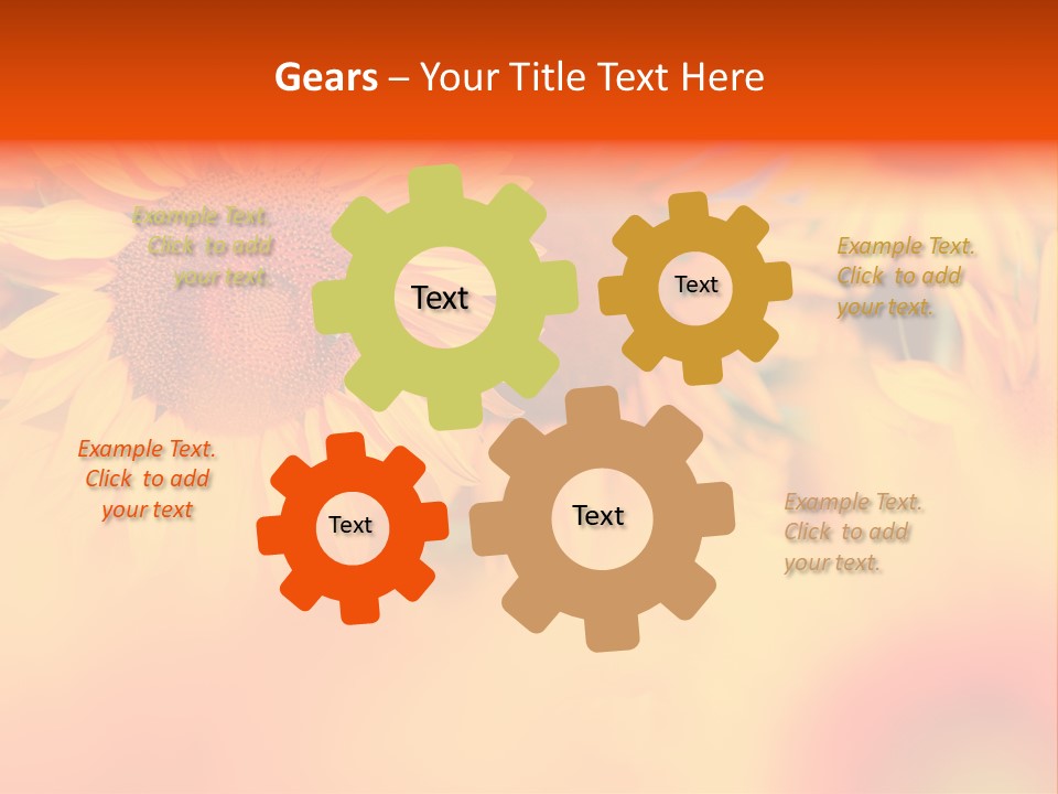 Leaf Scene Bloom PowerPoint Template