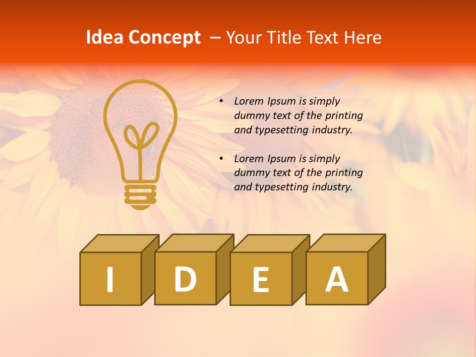 Leaf Scene Bloom PowerPoint Template