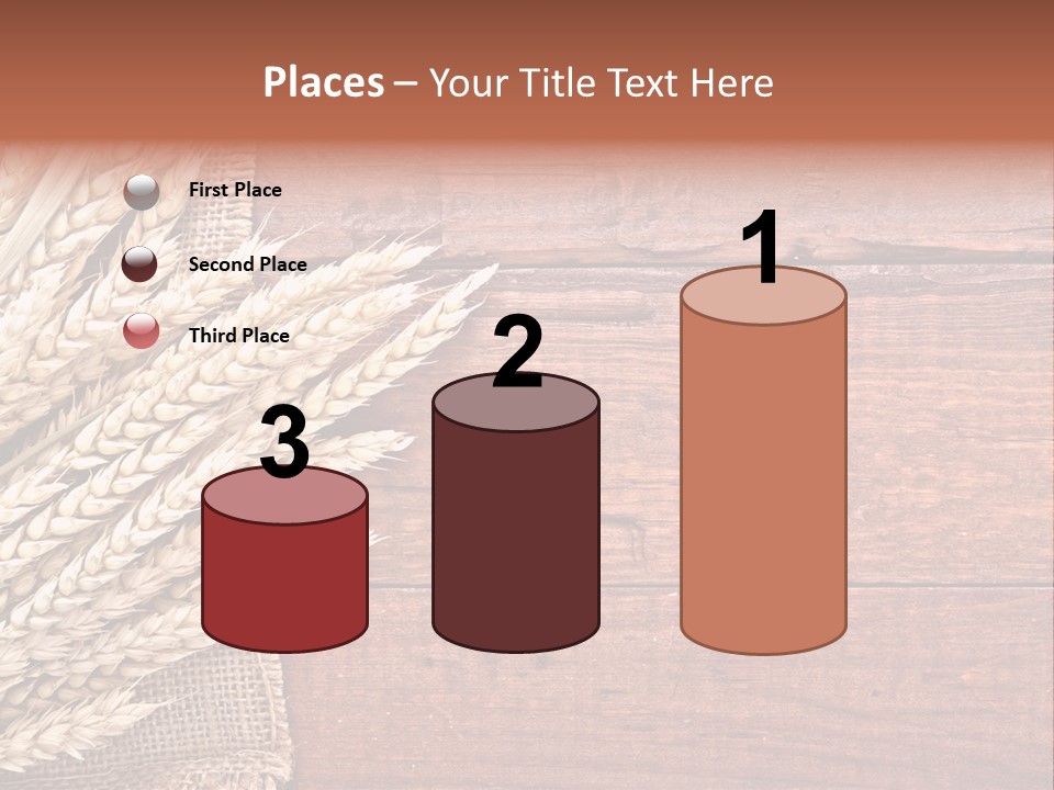 Cereals Dark Wood PowerPoint Template