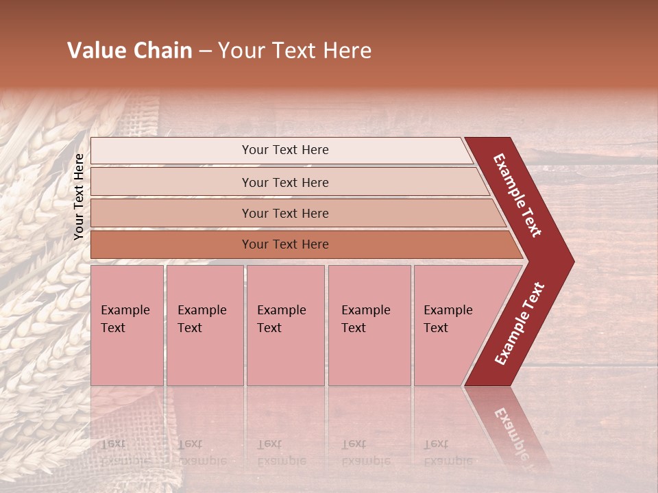 Cereals Dark Wood PowerPoint Template