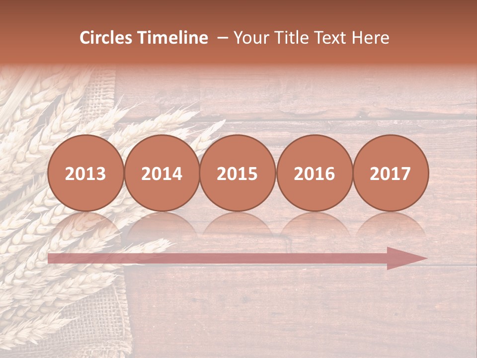 Cereals Dark Wood PowerPoint Template