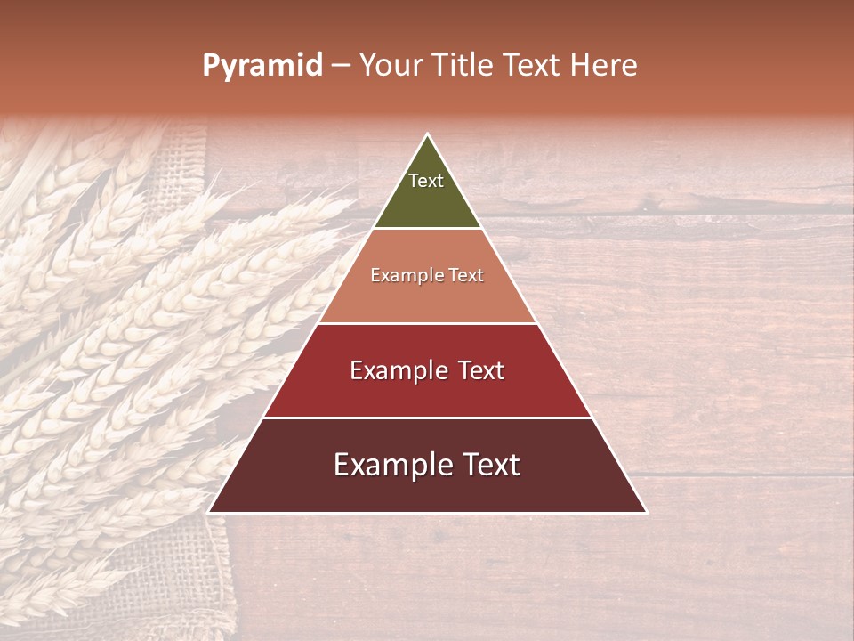 Cereals Dark Wood PowerPoint Template