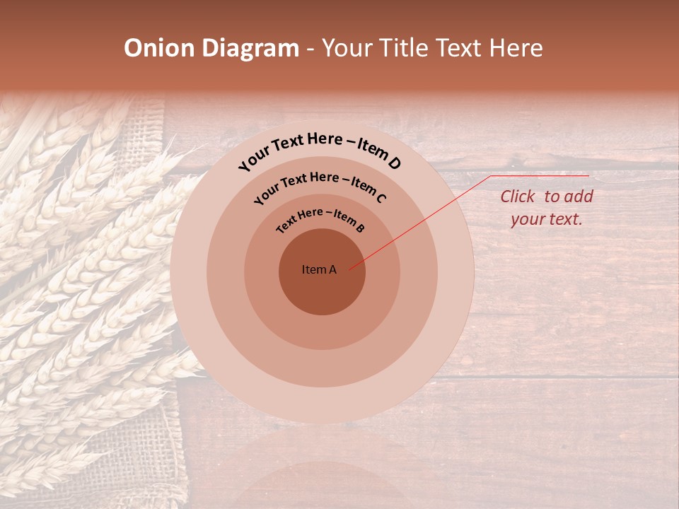 Cereals Dark Wood PowerPoint Template