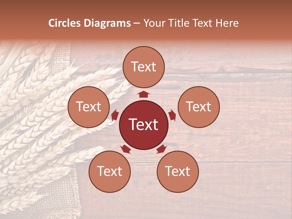 Cereals Dark Wood PowerPoint Template