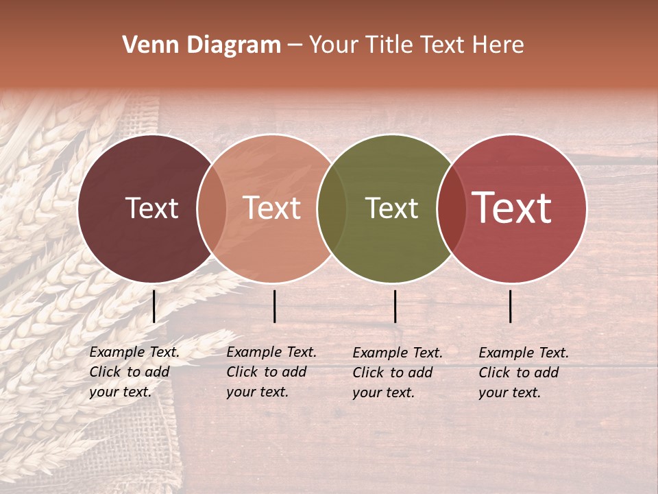 Cereals Dark Wood PowerPoint Template