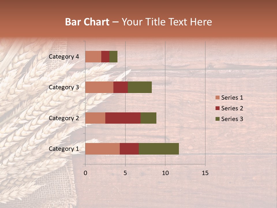 Cereals Dark Wood PowerPoint Template