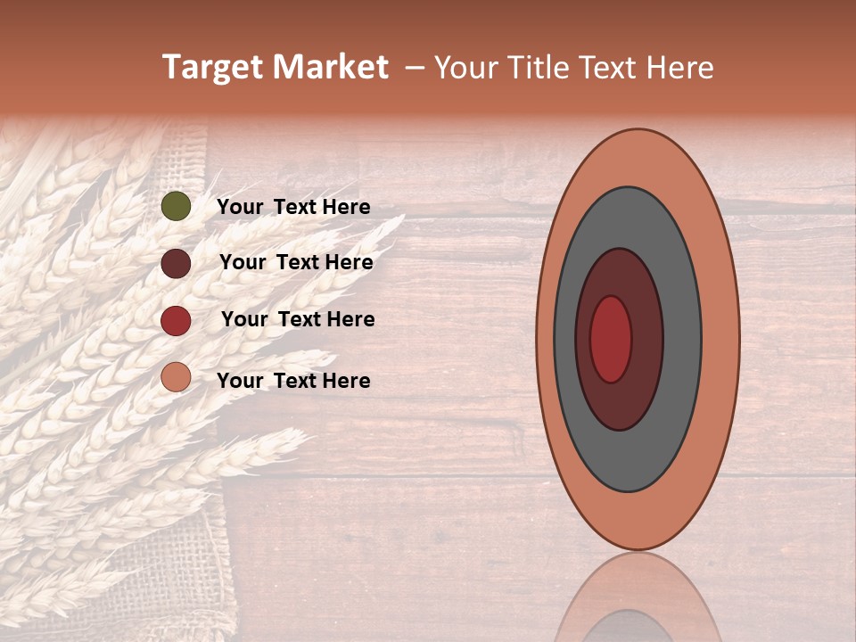 Cereals Dark Wood PowerPoint Template