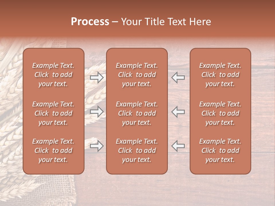 Cereals Dark Wood PowerPoint Template