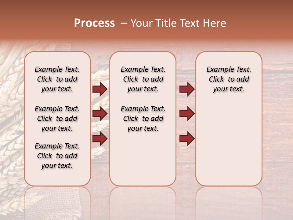 Cereals Dark Wood PowerPoint Template