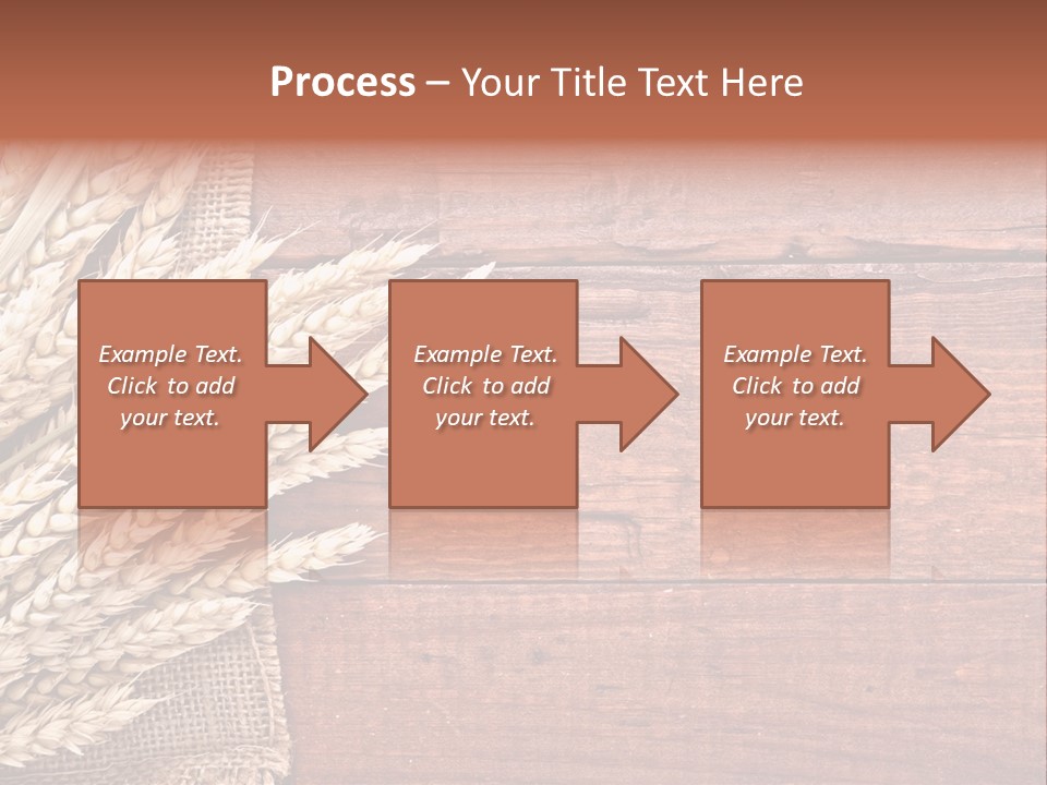 Cereals Dark Wood PowerPoint Template