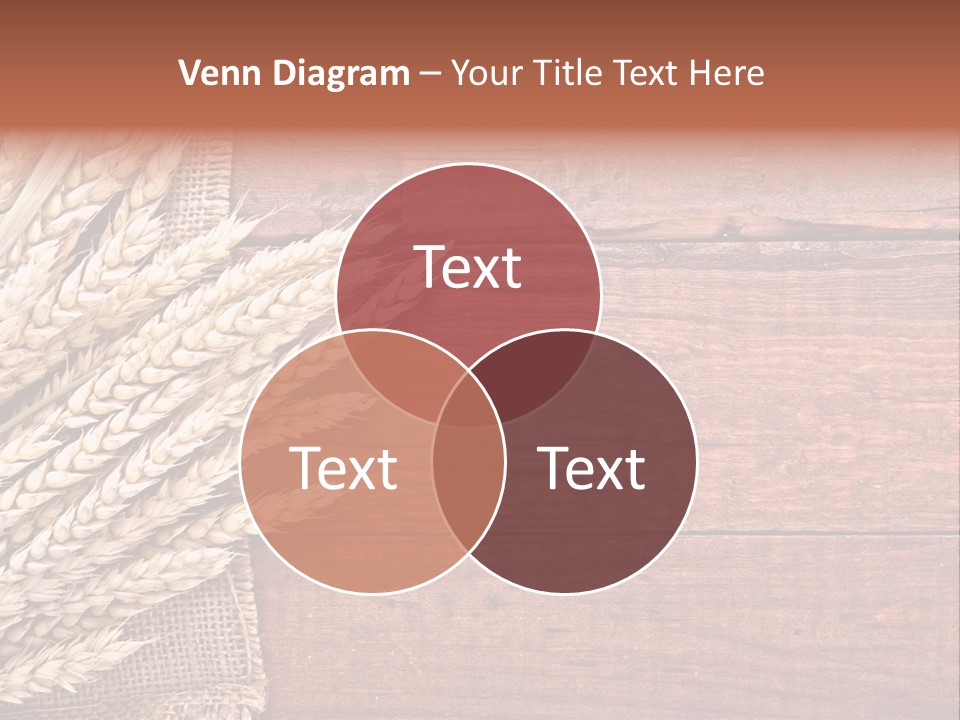 Cereals Dark Wood PowerPoint Template