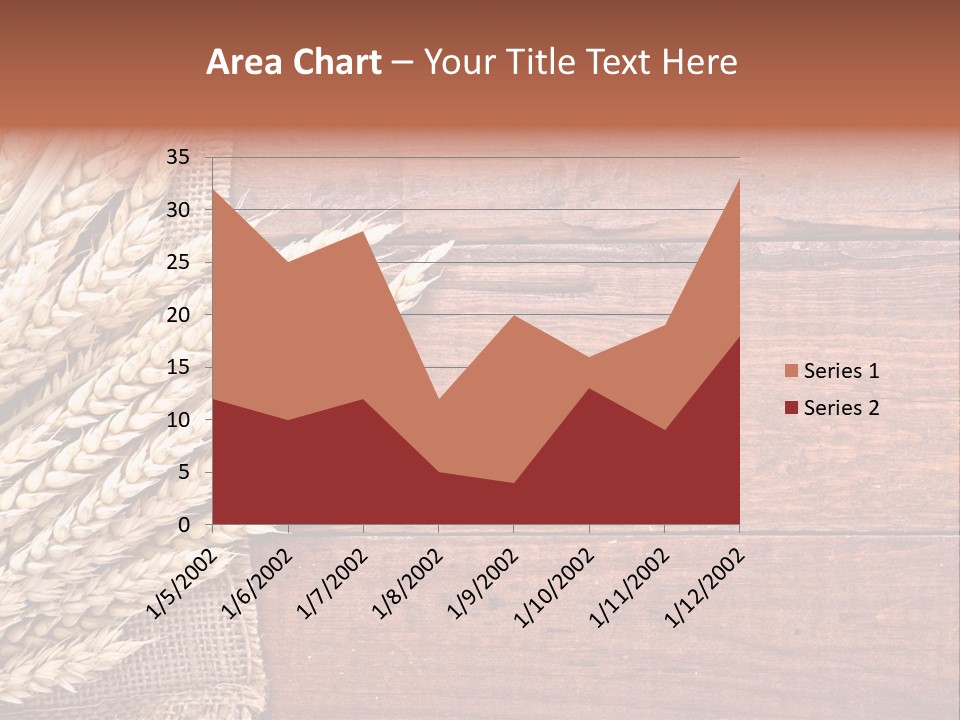 Cereals Dark Wood PowerPoint Template