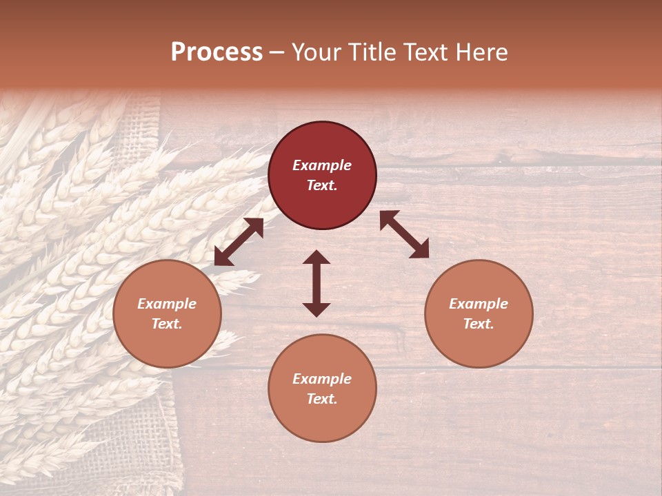 Cereals Dark Wood PowerPoint Template