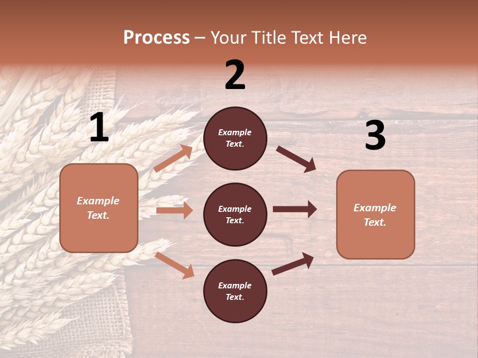 Cereals Dark Wood PowerPoint Template