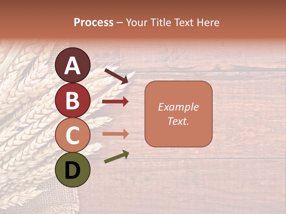 Cereals Dark Wood PowerPoint Template