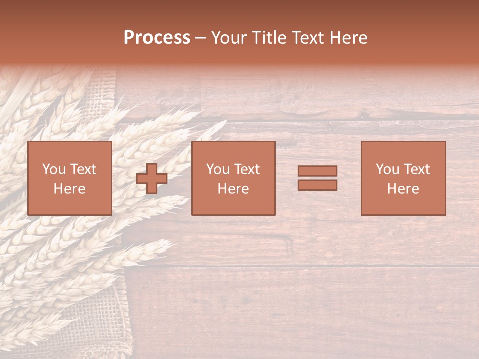 Cereals Dark Wood PowerPoint Template