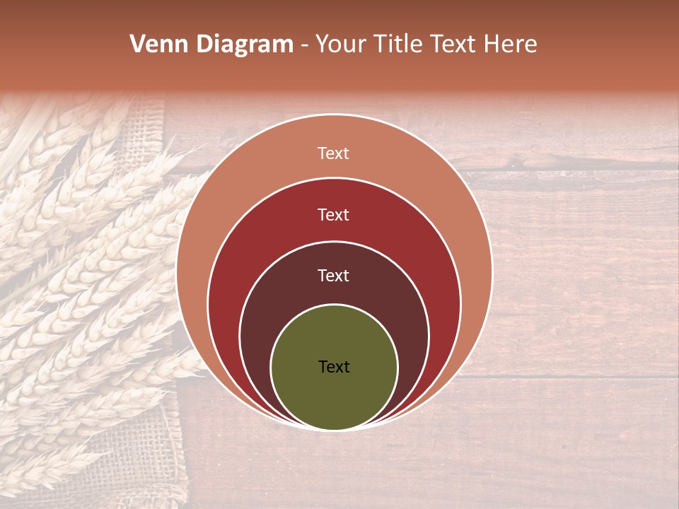 Cereals Dark Wood PowerPoint Template