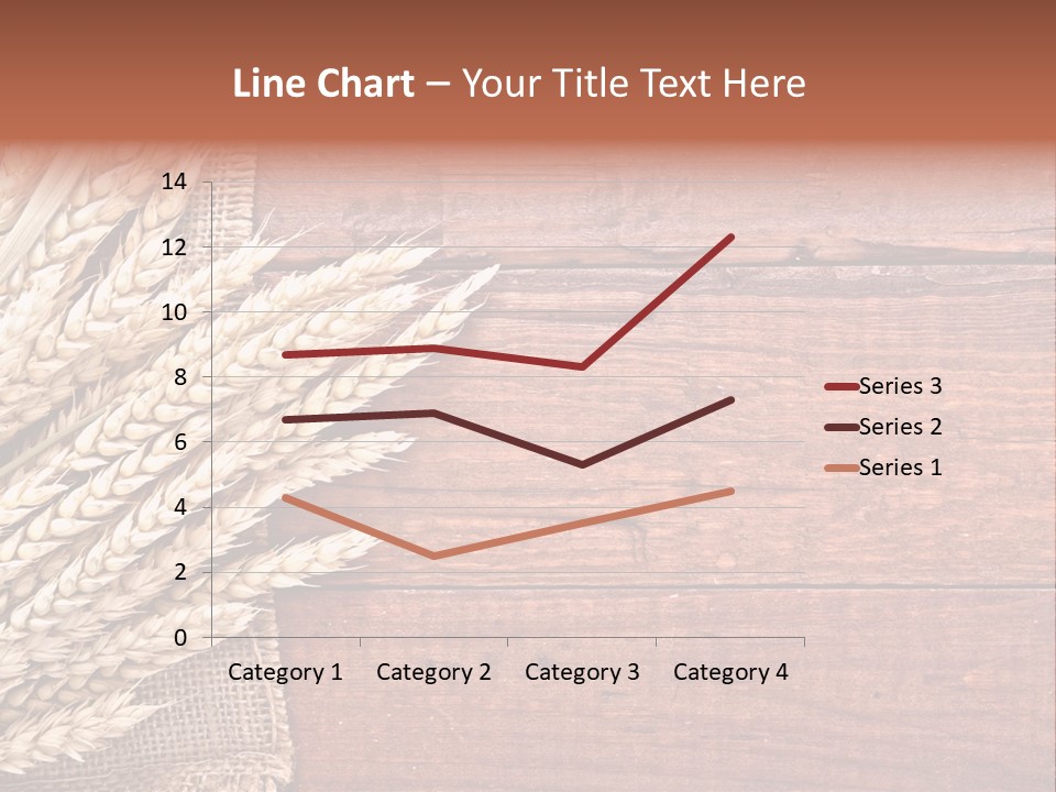 Cereals Dark Wood PowerPoint Template