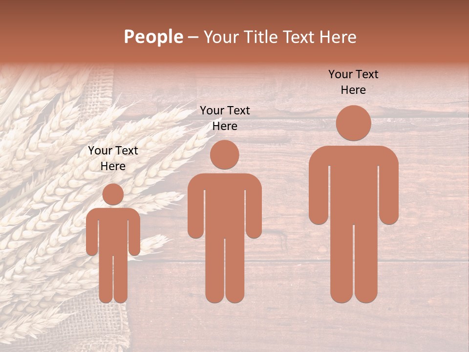 Cereals Dark Wood PowerPoint Template