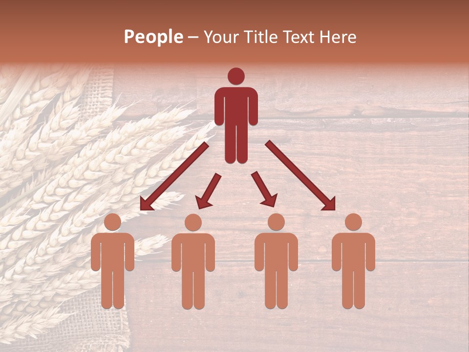 Cereals Dark Wood PowerPoint Template