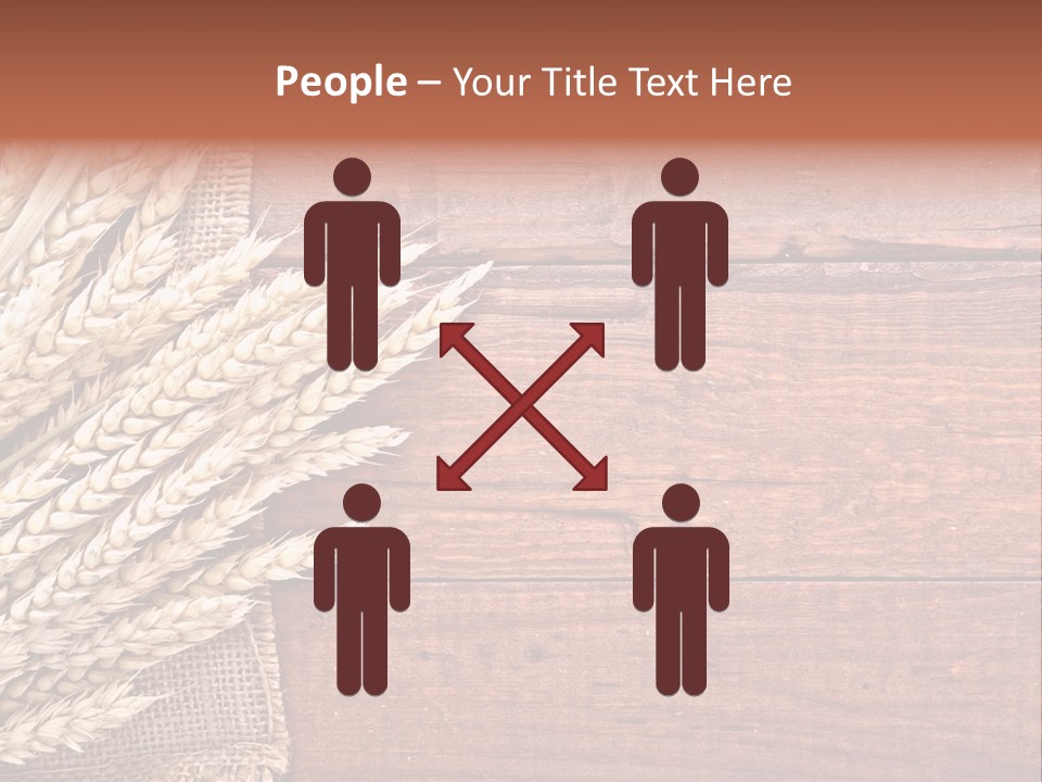 Cereals Dark Wood PowerPoint Template