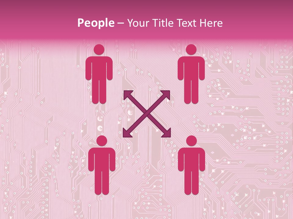 Corporation Figure Teamwork PowerPoint Template