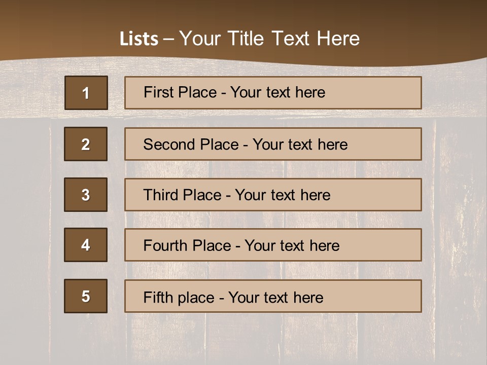 Old Wood PowerPoint Template