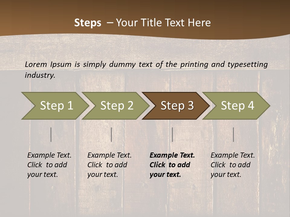 Old Wood PowerPoint Template