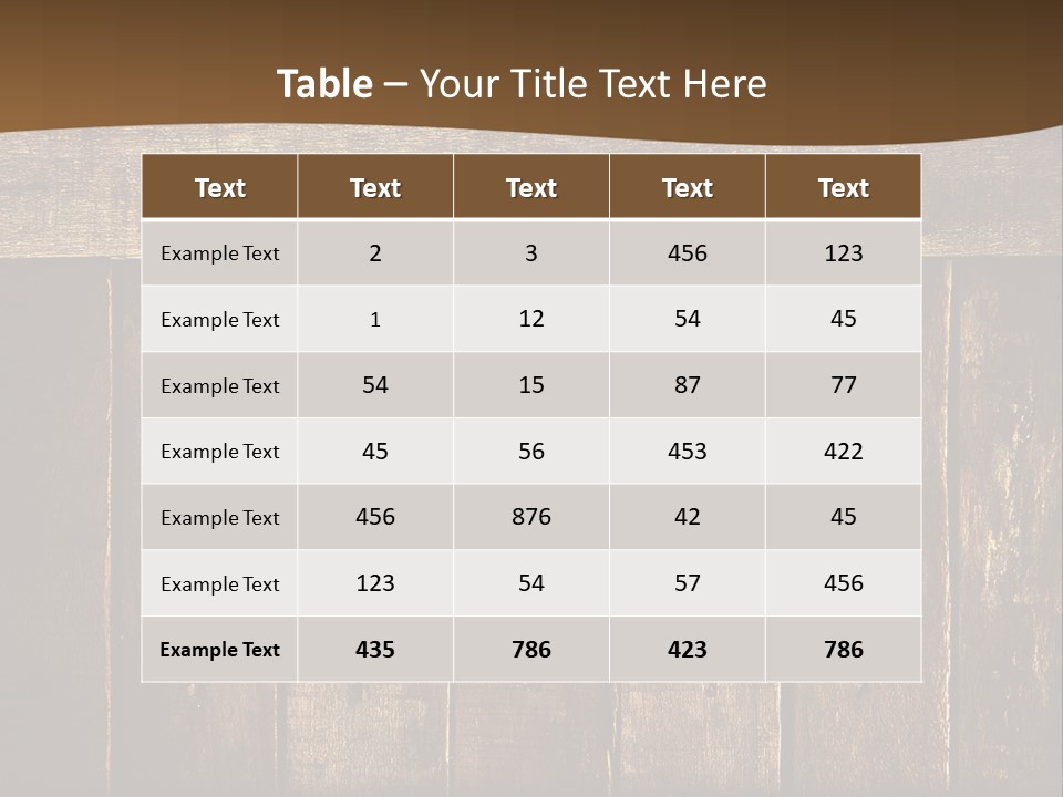 Old Wood PowerPoint Template