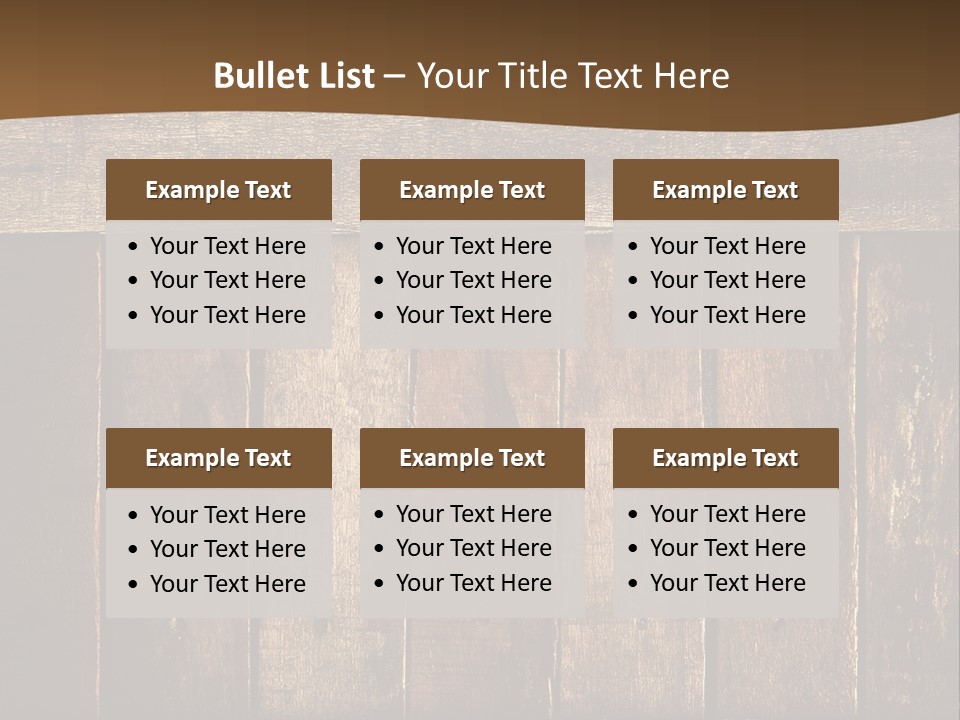 Old Wood PowerPoint Template